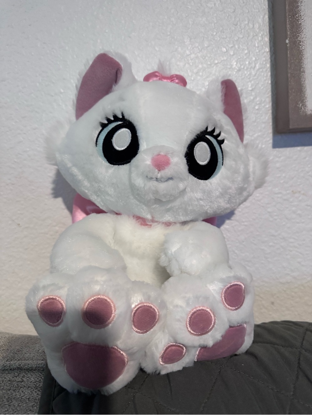 Disney Marie Big Feet Plushie NWOT